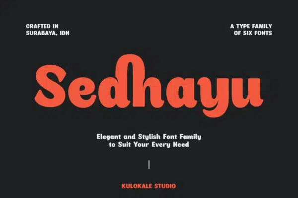 Sedhayu Sans Font Family