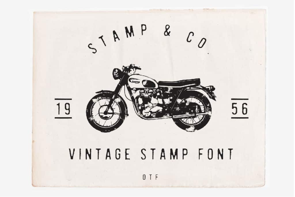 Stamp & Co – Vintage Stamp Font