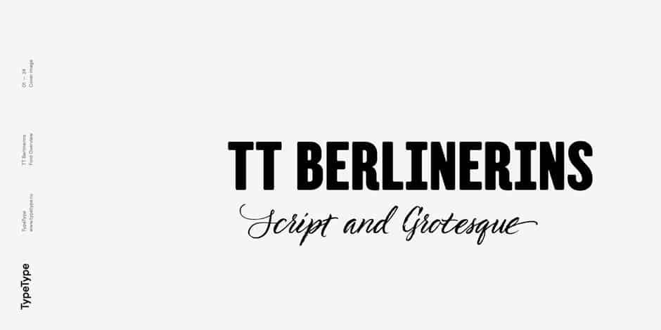 TT Berlinerins Script & Grotesk Font Family