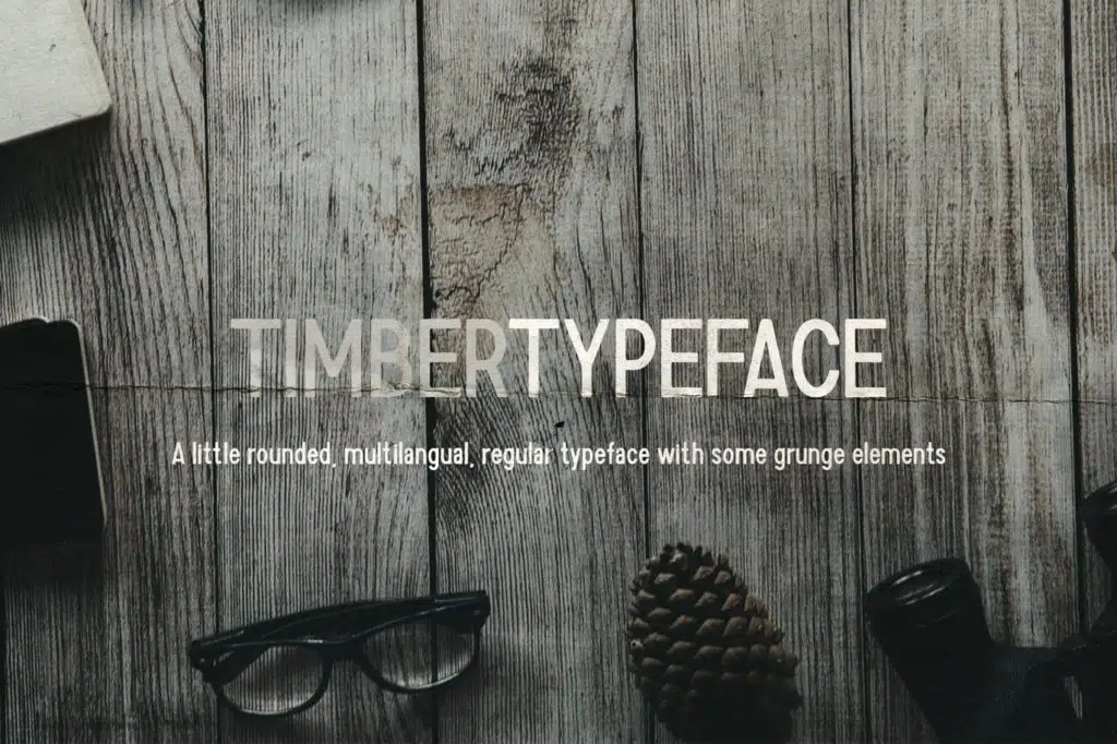 Timber Typeface