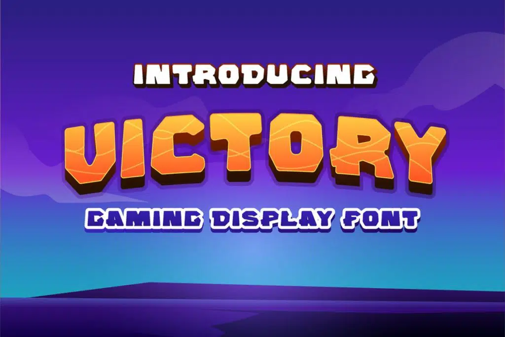 Victory Gaming Display Font