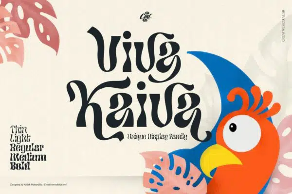 Viva Kaiva — Psychedelic Font