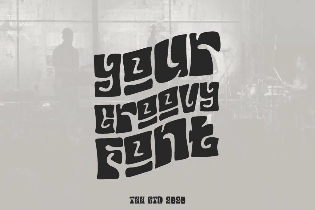  Your Groovy Font - Retro psychedelic 70s font