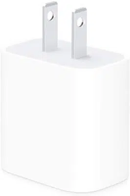 Apple 20W USB-C Power Adapter.
