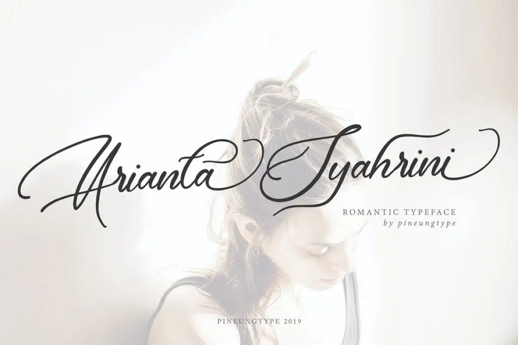 Arianta Syahrini Romantic Font