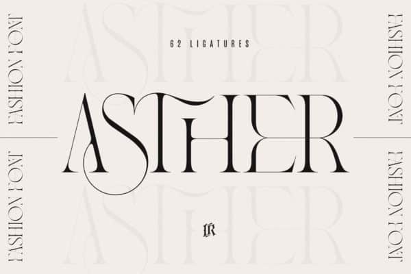 Asther – Fashion Font - best fashion fonts