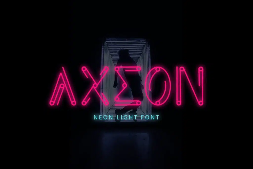 Axeon - Futuristic Typeface DR