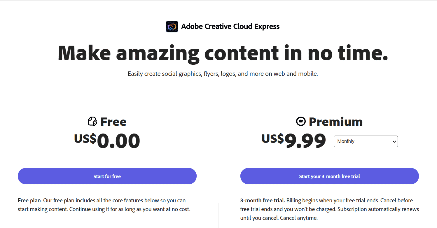 creative cloud express video editing