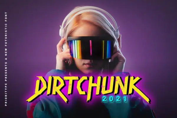 Dirtchunk - Futuristic Font