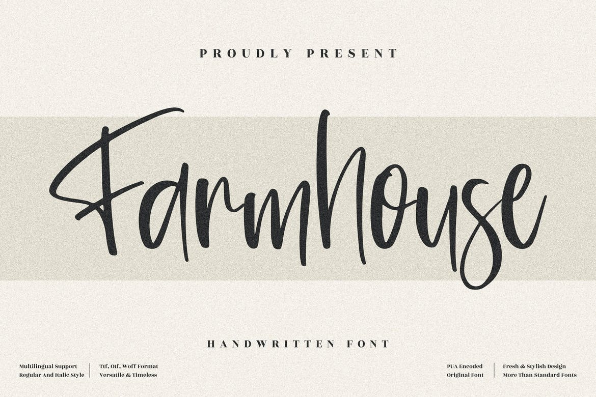 20 Best Farmhouse Fonts For Graphic Design Branding Logos