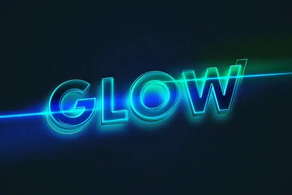 Glow — Neon Lettering Text Effect