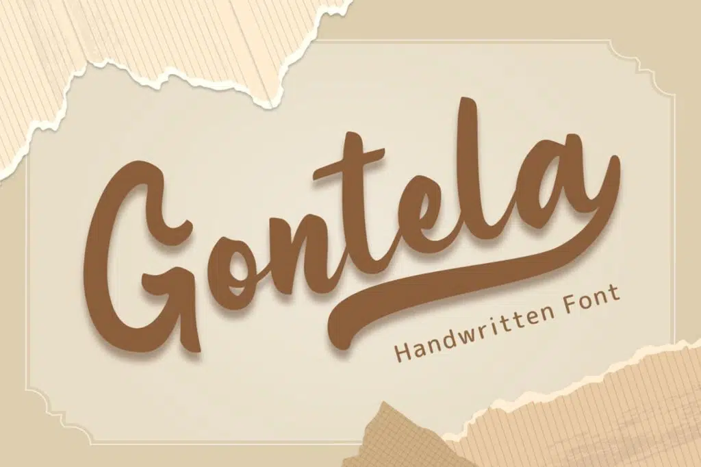 Gontela Handwritten Font