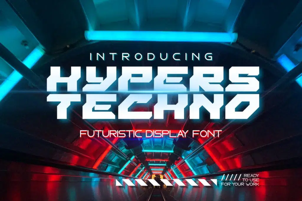 Hypers Techno - Futuristic Font