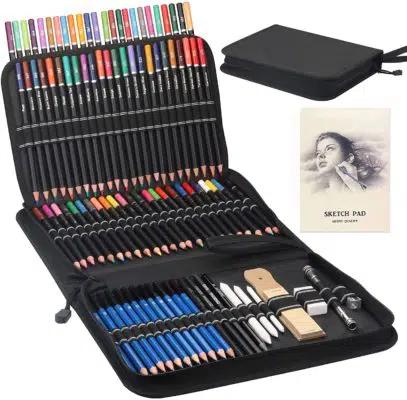 fcity.in - Corslet 35 Pieces Professional Drawing Pencils And Sketch Kit For