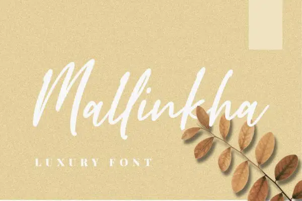 Mallinkha - Fashion Font