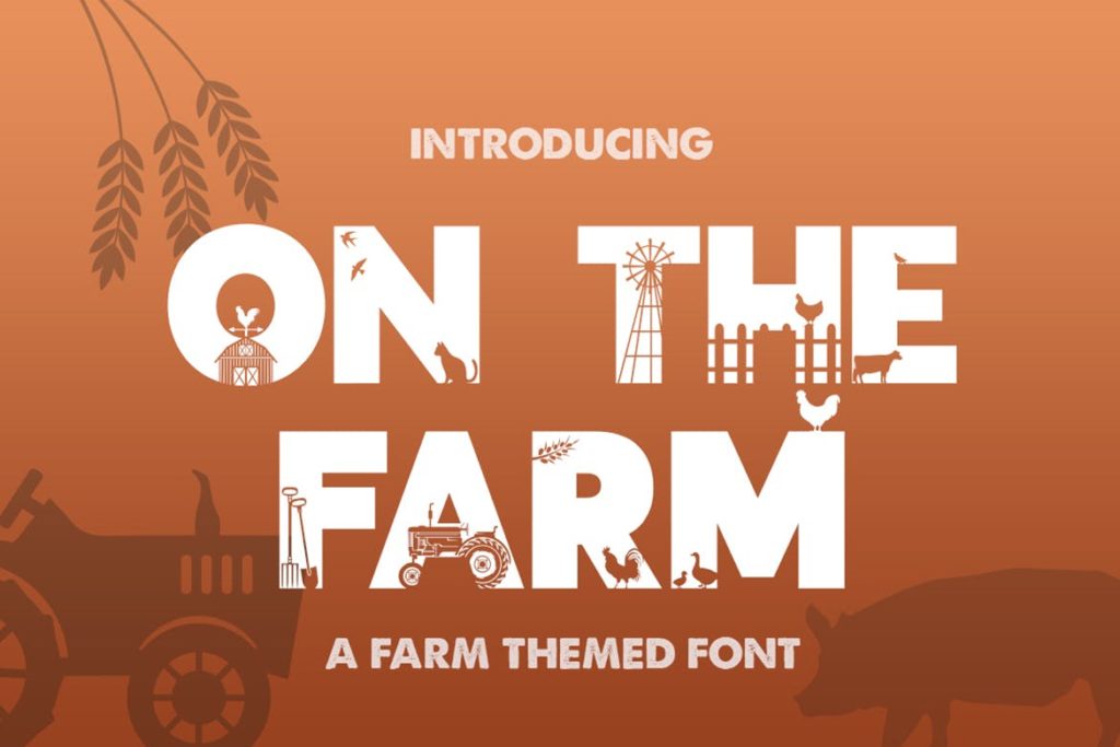On the Farm Font