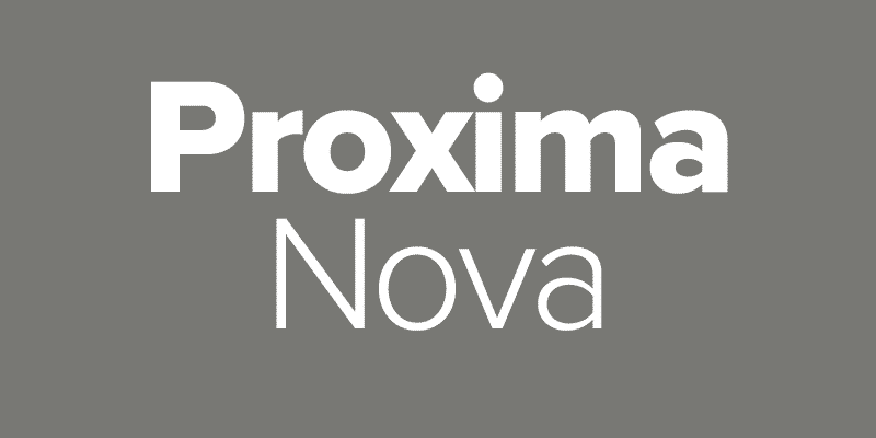 Proxima Nova — A great adobe font for any branding requirement