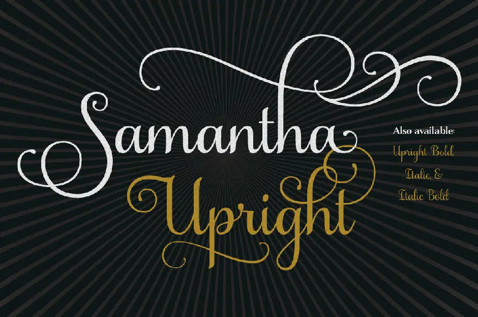 Samantha Script Font Family