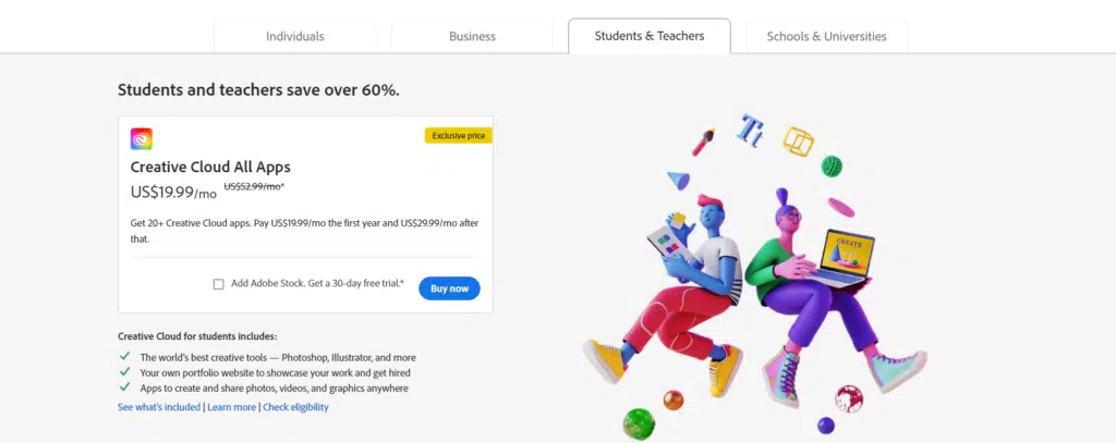 Students and Teachers Discount