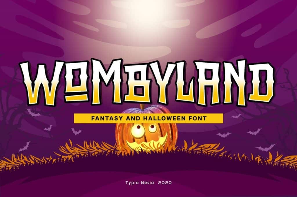 Wombyland Fantasy Game Font