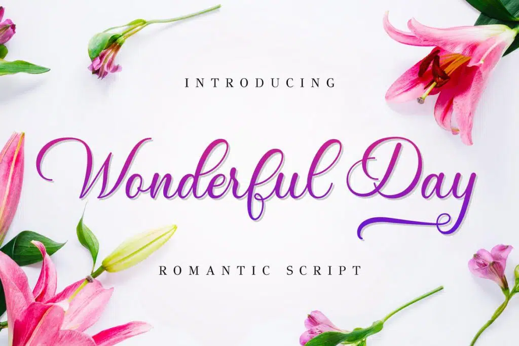 Wonderful Day - Romantic Script