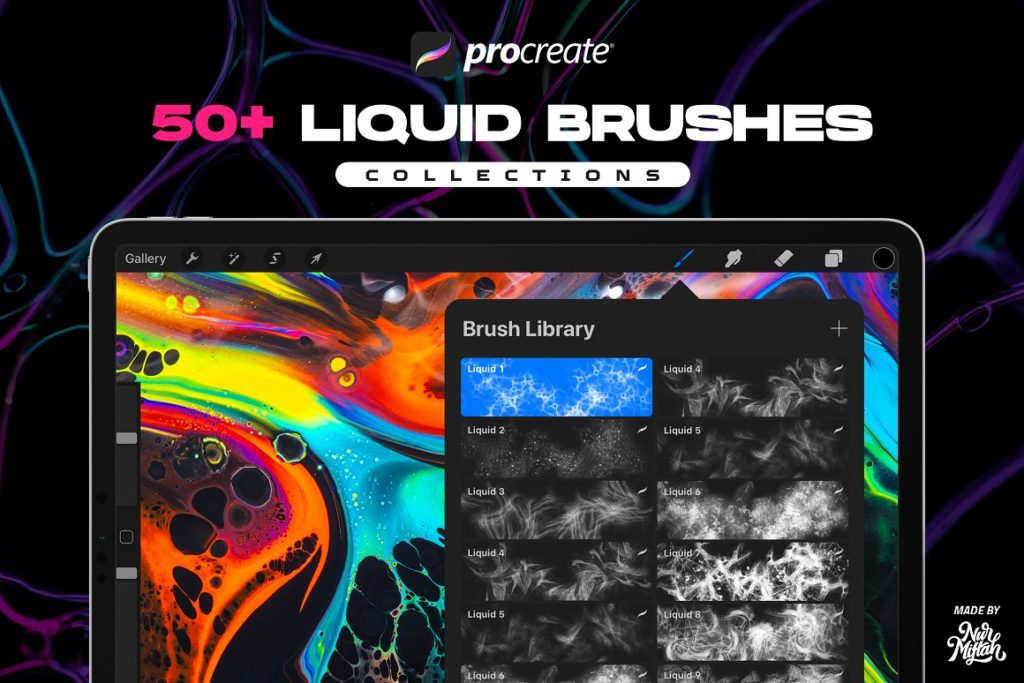 50+ Procreate Liquid Brushes