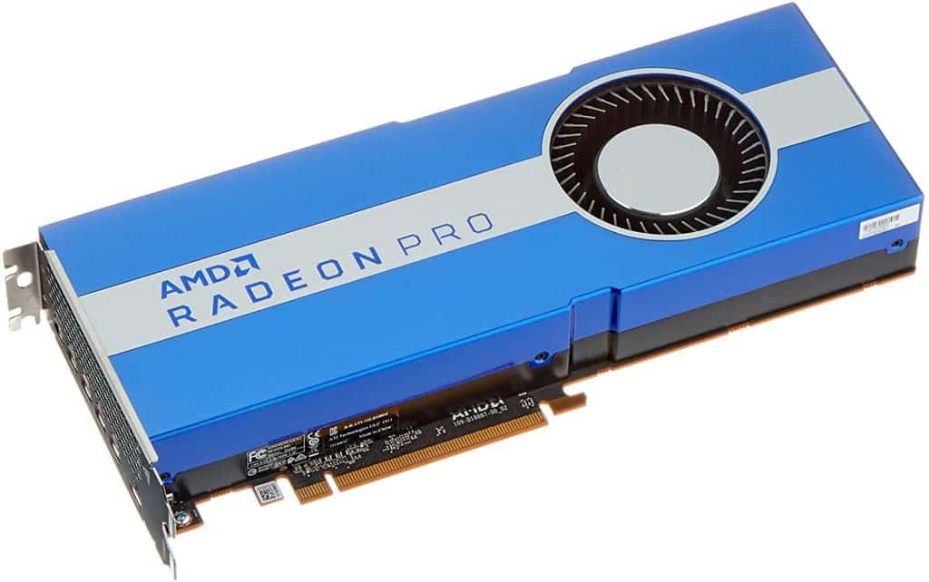 AMD Radeon Pro W5700 - Meilleure carte graphique AutoCAD
