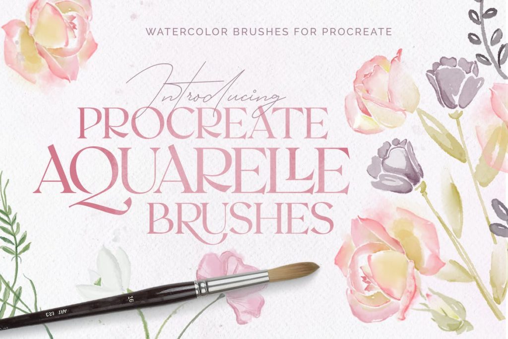 Aquarelle Watercolor- Procreate Brushes