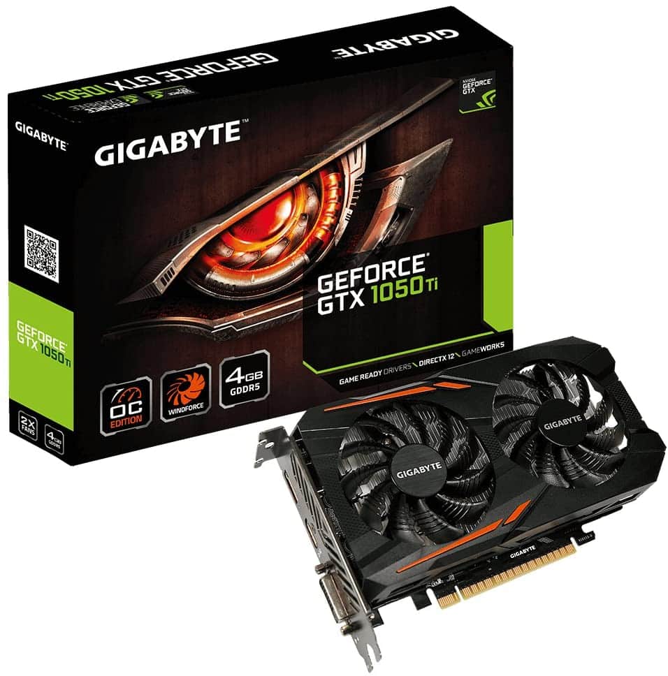GeForce GTX 1050 Ti de Gigabyte