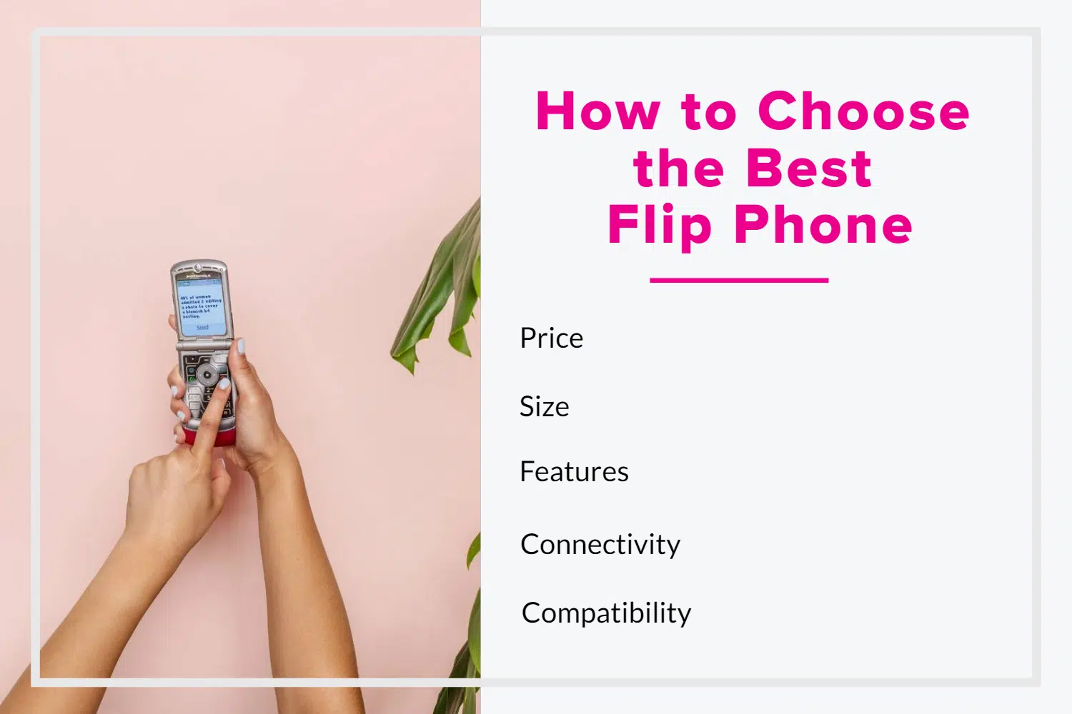 How to Choose the Best Flip Phone