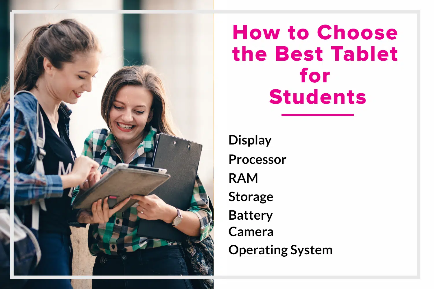 How to Choose the Best Tablet for Students