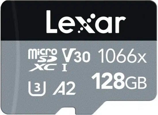 Lexar Professional 1066x 128GB microSDXC UHS-I Card