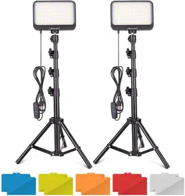 UBeesize LED Continuous Portable Photography Lighting Kit