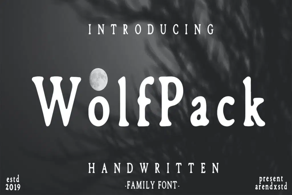 Wolfpack Family Font