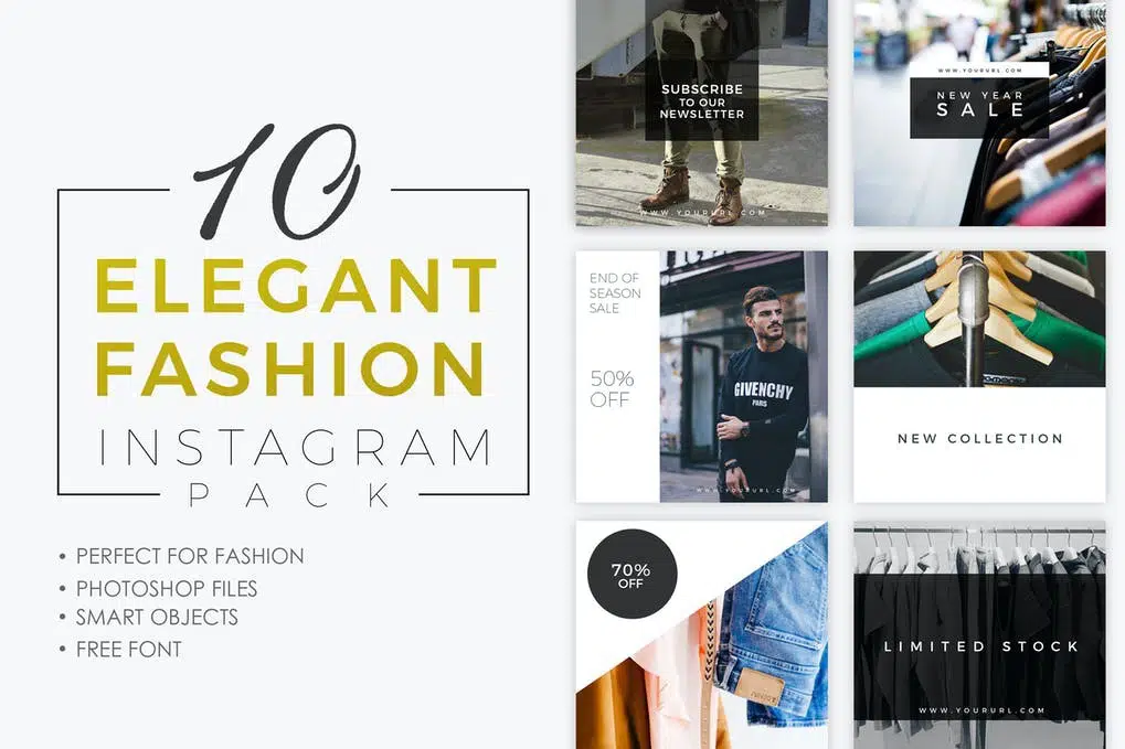 Elegant Fashion Instagram Pack