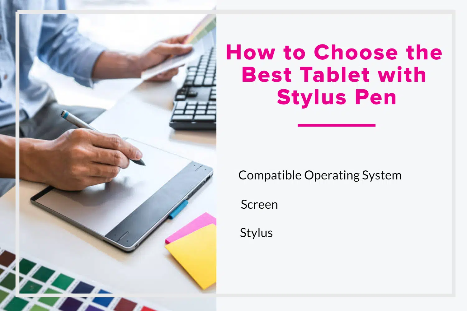 How to choose best tablet with stylus