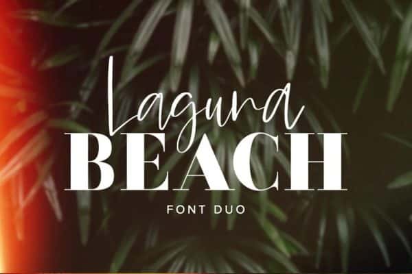 Laguna Beach Font Duo