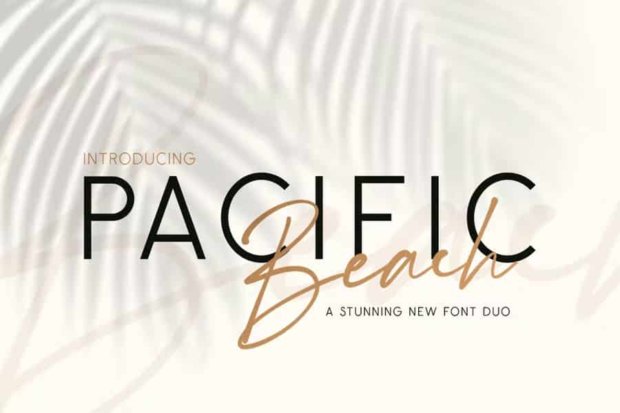 Pacific Beach Font Duo