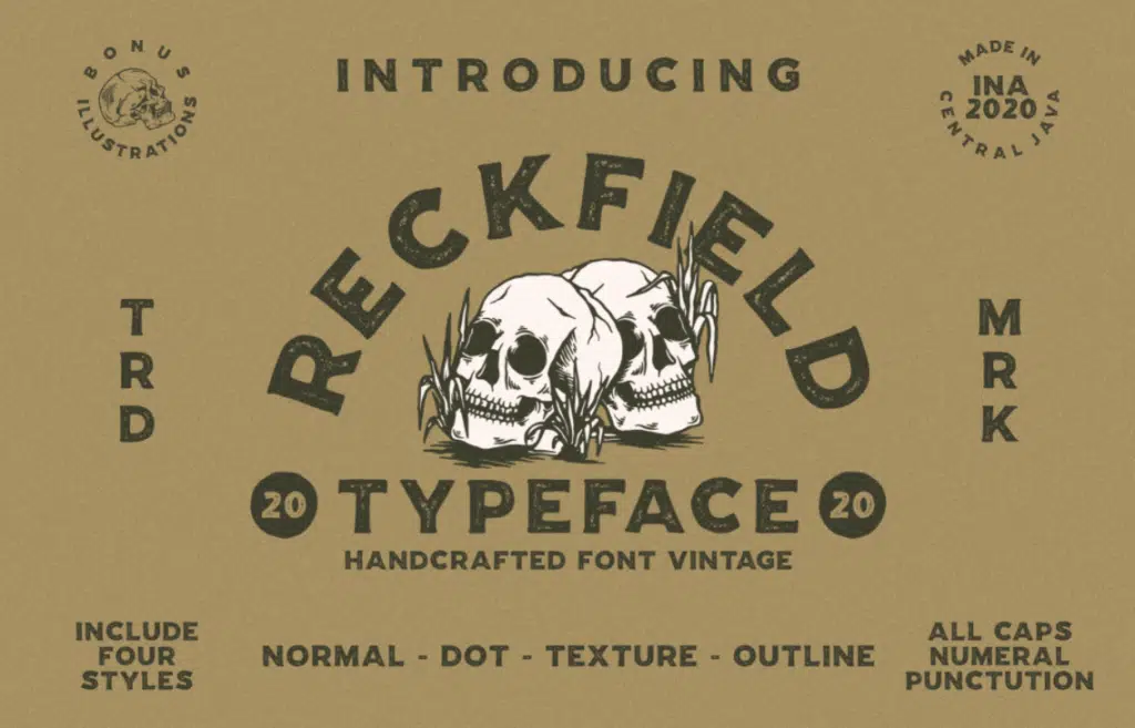 reckfield typeface