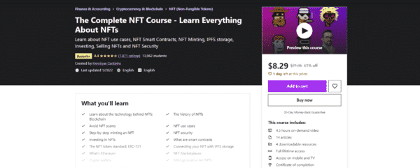 The Complete NFT Course - Learn Everything About NFTs. 