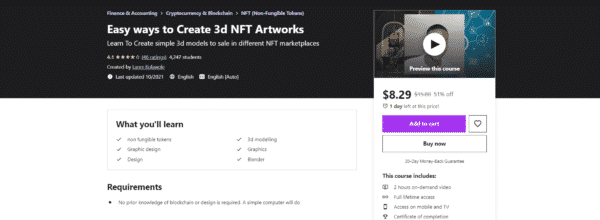 Easy ways to Create 3d NFT Artworks