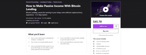 How to Make Passive Income With Bitcoin Lending.
