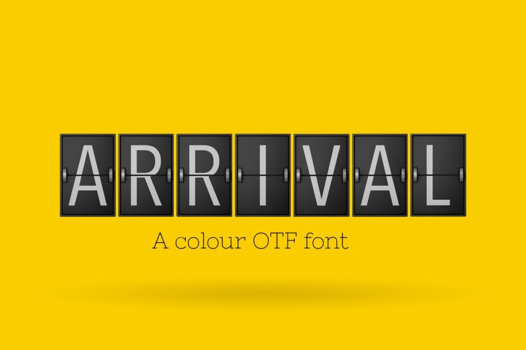 Arrival - Typeface