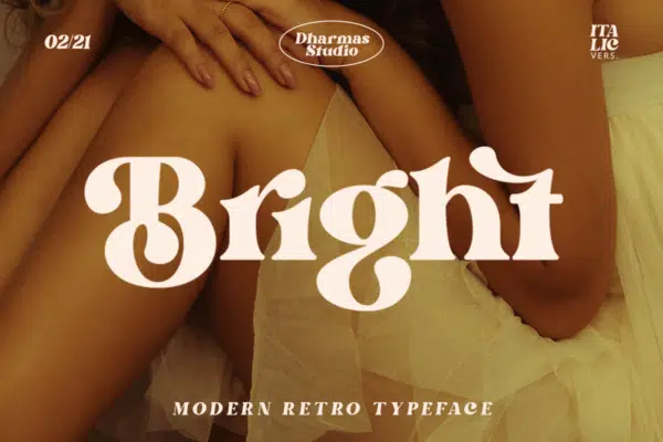 Bright – Modern Retro Typeface
