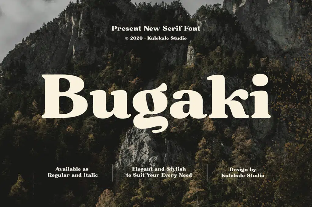 Bugaki – Elegant Serif Font
