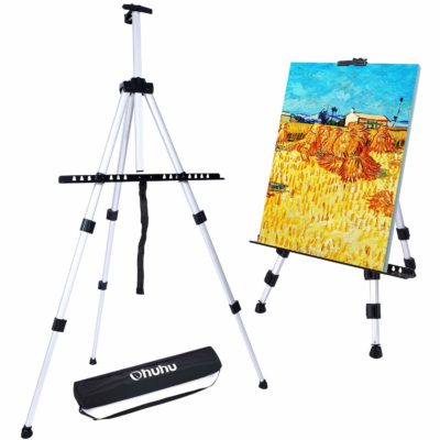 Metal with Telescopic Legs Used for Painting,Presentation Professional Art Easel with Adjustable Stand and Level Party Direction a2 a3 a4 Canvas for Indoor/Outdoor 