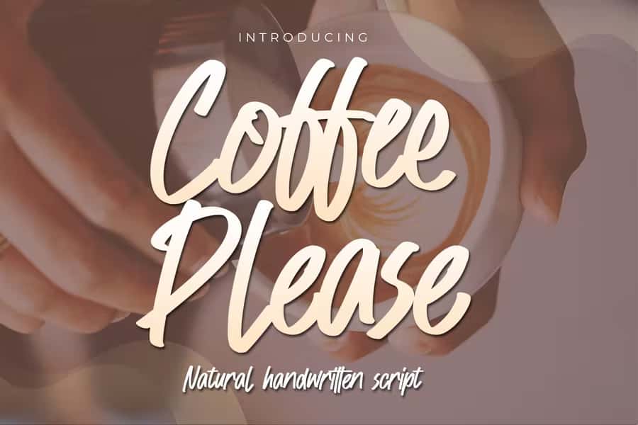 best coffee fonts