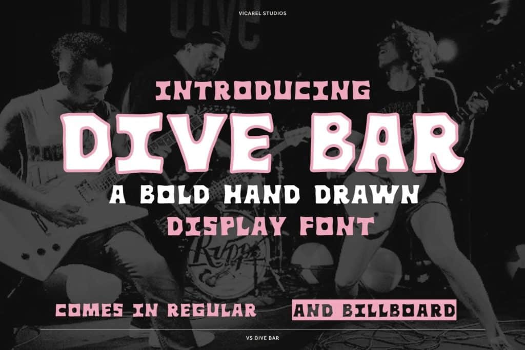 Dive Bar Vintage Font Family