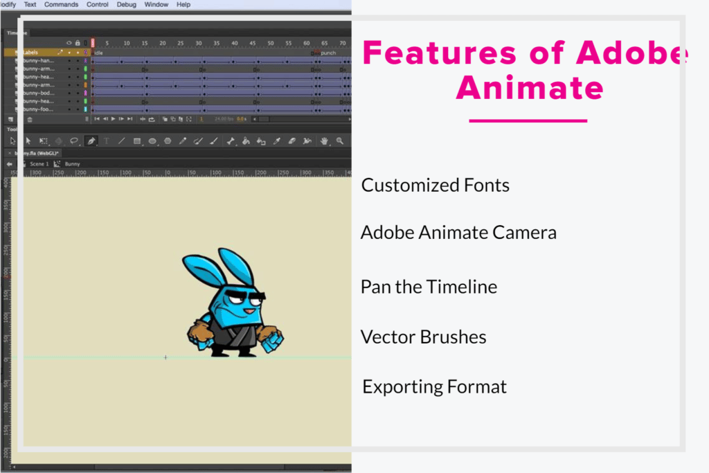 Features of Adobe Animate