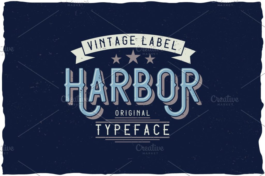 Harbor Vintage Label Typeface